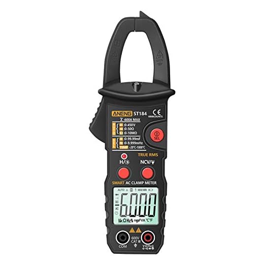 True RMS Digital Multimeter Alicate Amperímetro DC/AC Voltage Detector AC Amp Meter com Capacitância Ohm NCV Continuity Diode Hertz Temperature Tester