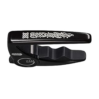 G7th Performance 3 Art – Capodastre pour guitare acoustique et électrique – Noir satiné celtique - Les Beatles, Paul McCartney, John Lennon, RIngo Starr, George Harrison G7th Performance 3 Art - Capodastre pour guitare acoustique et électrique - Noir satiné celtique – Image 2