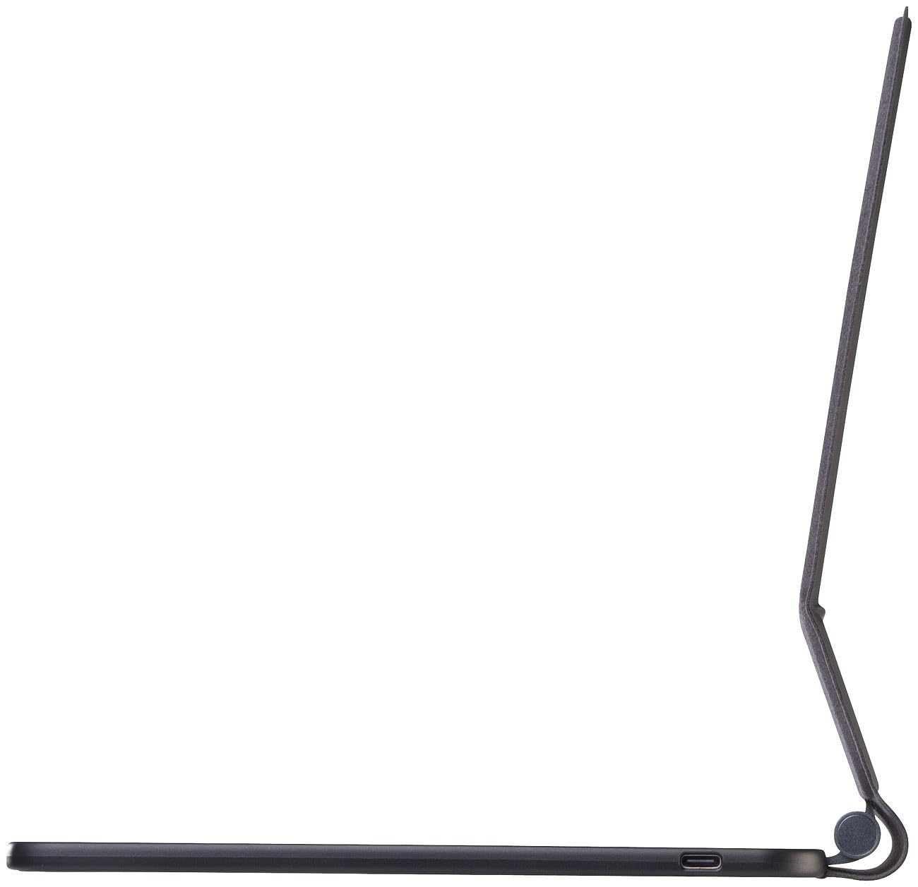 Custodia magnetica con tastiera Bluetooth per iPad Pro 11 M4 2024, QWERTZ, trackpad, retroilluminata, nero