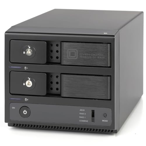 Image of Oyen Digital Mobius 2C RAID 40TB 2-Bay USB-C Hard Drive Array