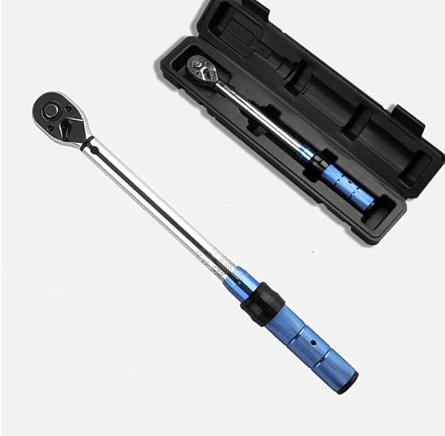 Jroyseter Torque Wrench 1/4",Drive Click Torque Wrench,Dual-Direction Adjustable 70-Tooth Torque Wrench with Buckle 15-25Nm,Accuracy ± 3%,for Car Bike Ratchet