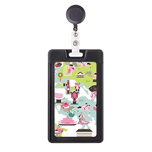 Étui rétractable pour badge carte de Hong Kong pour pass professionnel