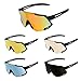 GARDOM Gafas de Ciclismo Hombres Mujeres, Gafas de Sol Deportivas con 5...