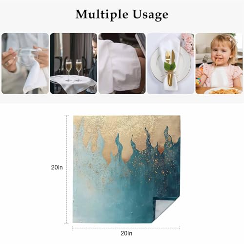 Servilletas de Tela Cuadradas Xujaseazo Set 6 50.8x50.8 cm miniatura 5