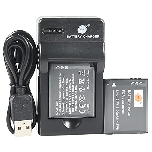 Batería DMW-BCN10 DSTE con doble capacidad de carga micro USB para Panasonic Lumix DMC-LF1K