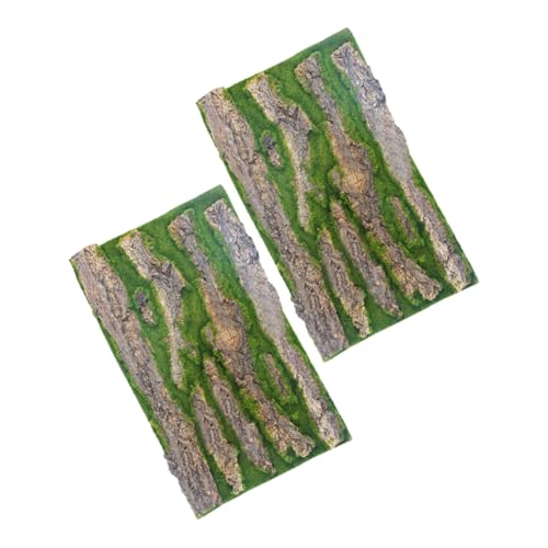 BESTonZON Aquarium Tank Background Board Realistic Rock Plate Reptile Tank Decor 3D Terrarium Decor