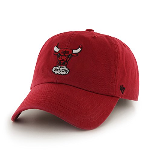 NBA Chicago Bulls '47 Clean Up Adjustable Hat, Red, One Size