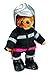 katerina prestige - Peluche orso pompiere, 37/22/10 cm