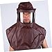 Homoyoyo Oil Mask Acid and Alkali Resistant Hooded Cloak for Neck Protection and Industrial Use Design Exhaust Vents and Helmet Compatibility