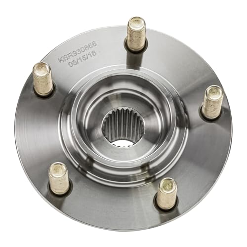 Image of Detroit Axle - AWD Pair Rear Wheel Bearing and Hub Assembly for 2008-2015 Mitsubishi Lancer, 2007-2013 Outlander 5 Lugs w /ABS, 2008 2009 2010 2011 2012 2013 BR930866