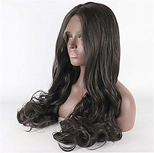 Perruques synthétiques Lace Front premium aux reflets bruns et soyeux - 3