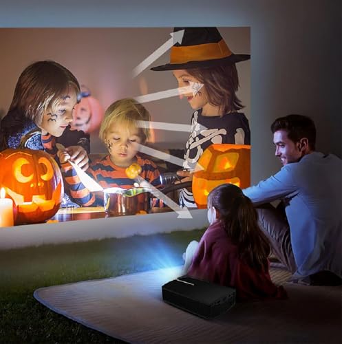 Image of MEGAWISE Mini Laptop Projector YG500 Portable Projector Outdoor Movie Projector Video Projector for Home Theater Movie Projector with HDMI /USB /Audio /AV for iOS /Android /Windows /PS5 /computer (MP17)