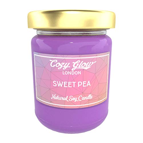 Cozy Glow Sweet Pea Large Soy Candle
