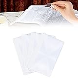 Leselupe,Lupe,Lupe VergrößErung,Lesehilfe FüR Senioren,Fresnellinse,Lupe Kinder,Juwelier Lupe,Lupe Mit 3-Facher VergrößErung,Lesehilfe Helfer,Survival-Card,Zum Lesen Oder Feuerstarter,4 StüCk