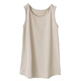 [n'OrLABEL] ノアールレーベル オシャレウォーカー 【シンプルコットンタンクトップ】 タンクトップ タンク トップス レディース 無地 シンプル インナー ノースリーブ 大きいサイズ 体型カバー コットン100％ クルーネック tjn0365