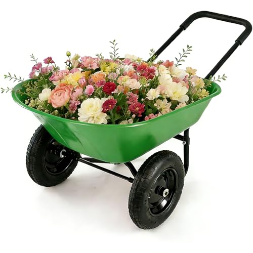 ERGOMASTER Dual-Wheel Heavy Duty Garden Cart