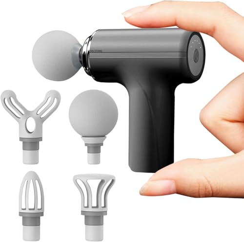Mini Massage Gun On Store Portable Deep Tissue Muscle Massager wi...