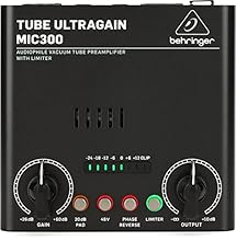 High-end preamplification for all microphone, instrument and line-level sources, specifically designed for studio-grade condenser mics Perfectly matches any studio or live recording setup Hand-selected 12AX7 vacuum tube with UTC technology for except...