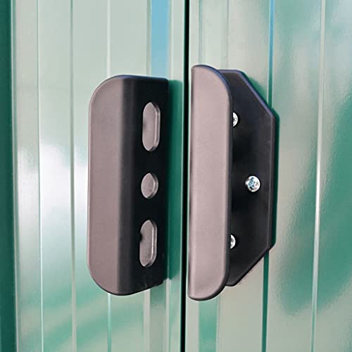 Grün Verzinkter Stahl Kinder-Aufsitz-Quad mit Sound und Licht Rot Heim Garten Rasen Garten Garten Balkon Gartenbauten… – Bild 4