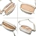 Fanny Pack Crossbody Bags for Women 1.5L Belt Bag with 3 Zipper Pockets Fashion Waist Packs Everywhere Belt Bag Cross Body Fanny Pack for Women (Beige)