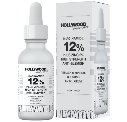 Niacinamide 12% Plus Zinc 2% Serum For Face - Skin Balancing Pore Reducing Face Serum For Combination And Oily Skin, Minimizes Large Pores 1Oz #TOP24