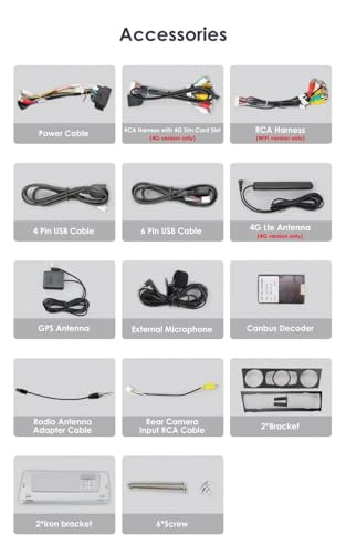 Radio Coche 2 DIN para Citroen C4 2004-2011 con CarPlay y Android Auto 7
