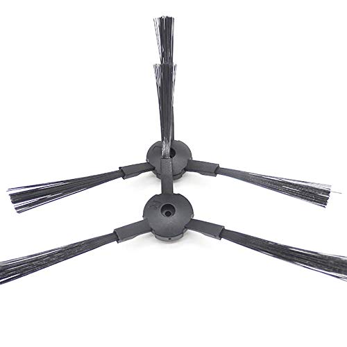 Colore: Nero Kit di spazzole laterali di ricambio, 2 spazzole laterali per aspirapolvere ILIFE A4 A6 V3S V3L V5 V50 V5S Pro X5 T4 di qualità superiore e creativo