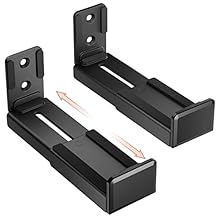 Excellent Design : A universal wall mounting kit. This Sound Bar bracket compatible with most soundbar with holes or without holes, capacity up to 33 lbs. Soft anti-slip EVA pads protect the soundbar from scratches while removing any vibrations from ...