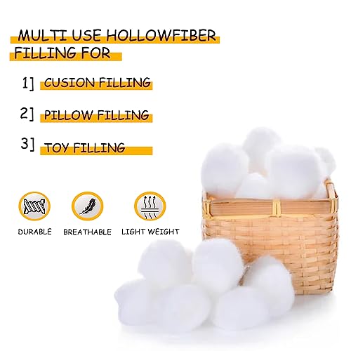 SM Decor Hollowfibre Quality Grade, Best For Stuffing/Filling Toys, Pillows Craft Cushion Filling Cushions, Teddy Bear - Image 4
