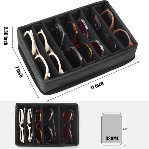 Image of Bukere Eyeglasses Storage Display Case Organizer