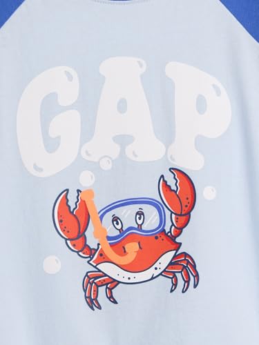 Image of Gap Baby Boys' Short Sleeve Raglan Logo Tee