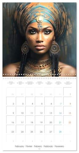 Femmes sublimes d’Afrique (Calendrier mural carré 2026 30 x 60 cm (ouvert)) Calendrier double avec une page pour vos prises de notes: Plongez dans un ... femmes africaines. (CALVENDO Personnes)