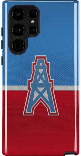 Skinit Pro Phone Case Compatible with Galaxy S22 Ultra - Officially Licensed NFL Houston Oilers Vintage Design
