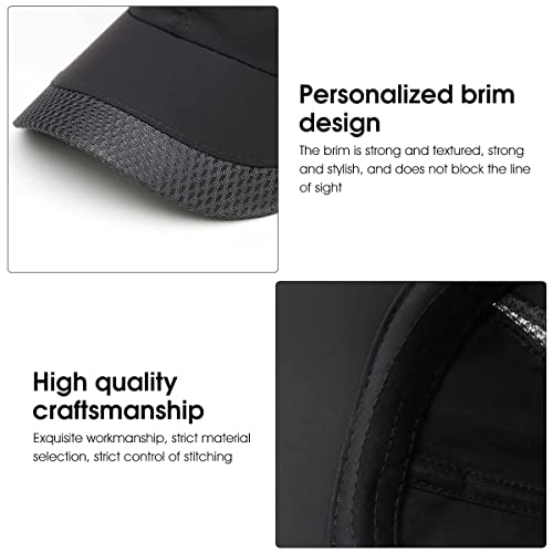 Image of lowercase Caps Men, Summer Hat, Unisex Mens Branded with Adjustable Strap,All Sports Cricket, Gym, Sports for Men with Airholes Navy Blue