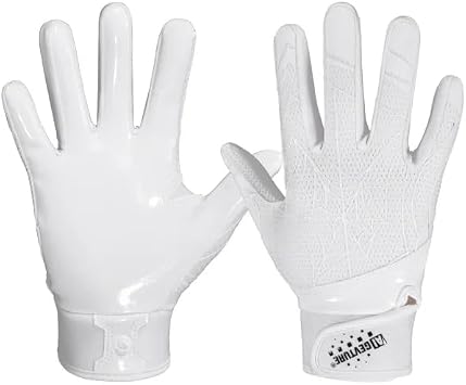 AIGEVTURE Youth Football Gloves Kid Receiver Gloves Boys Girls Unmatched Grip Great Gift