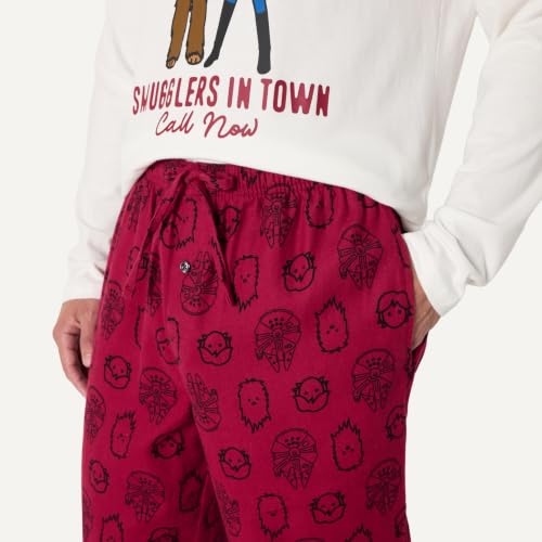 Image of Amazon Essentials Disney | Marvel | Star Wars Men's Flannel Pajama Sleep Sets