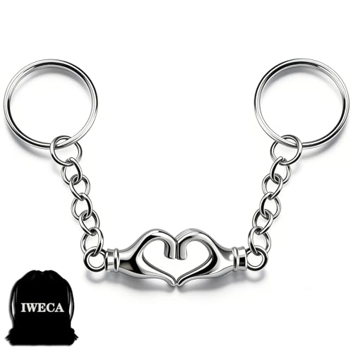 Matching Couples Magnetic Keychain Gift