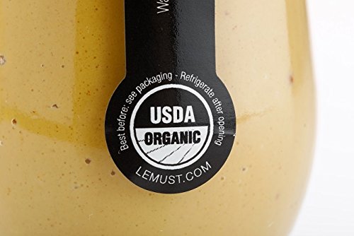 Le Must Organic Dijon Mustard Mini Glass Bottle 1.7 Ounce - Pack Of 12 Jars - Roomservice #TOP6