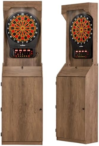 Arachnid E650 Free Standing Dartboard Cabinet Set