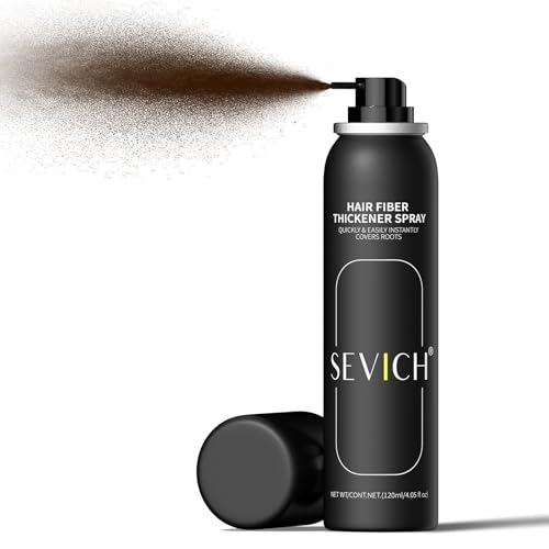 SEVICH Hair Fiber Spray for Thinning Hair - Hair Building Fibers Instant Thickening for Men & Women,