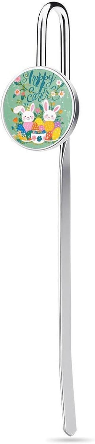 1″ Personalized Metal Bookmarks Spring Happy Easter Holiday Printed Cool Bookmarks for Women Vintage Bookmark Hook Book Clip for Bookworm Bookmate Gift 1″ Personalized Metal Bookmarks Spring Happy Easter Holiday Printed Cool Bookmarks for Women Vintage Bookmark Hook Book Clip for Bookworm Bookmate Gift