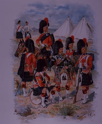Impression Toile Black Watch Nd Royal Henry A. Payne affiche décoration murale bureau 60x90