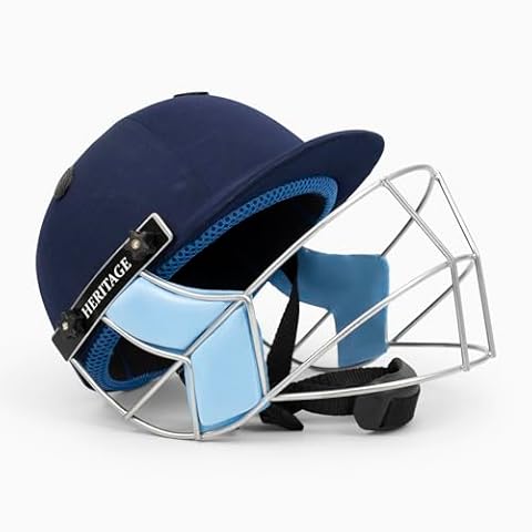 HERITAGE Cricket Helmet with Removable Grill Cover