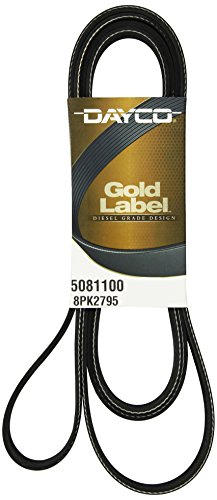 Courroie serpentine Dayco 5081100 pour éviter la panne d'alternateur et la surchauffe