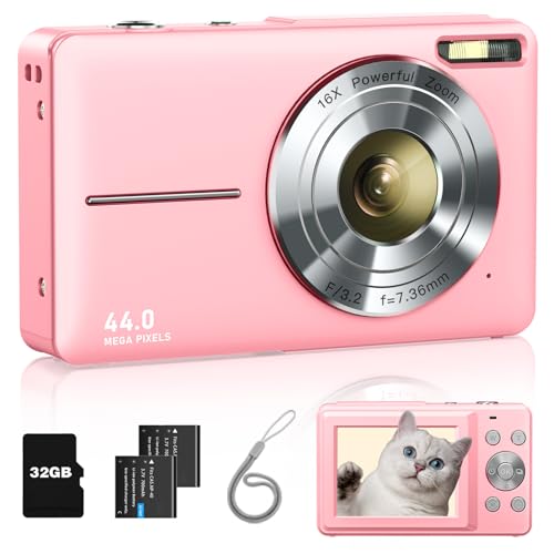 Digital Camera, FHD 1080P Kids Camera Point and Shoot Digital