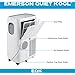 Emerson Quiet Kool 8000 BTU Portable Air Conditioner with Dehumidifier for Apartment or Bedroom, 115V, Air Conditioner Portable for Rooms up to 300 Sq. Ft. with Remote Control, White