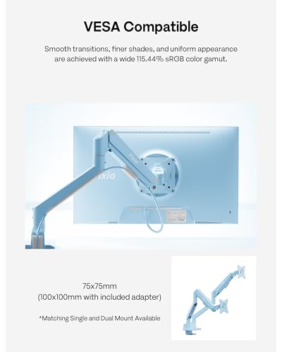 Image of Pixio PX246 Wave Blue 24 inch 120Hz Refresh Rate FHD 1080p Resolution IPS Panel 4ms GTG Response Time Gaming Monitor with Adaptive Sync