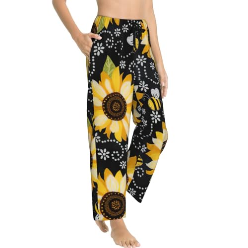 Pantalon de pyjama pour femme fluide et ample idéal pour le cocooning