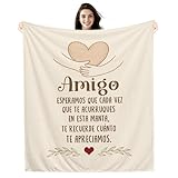Amorea Amigo Esperamos Que Cada Vez Que te acurruques en Esta Manta te recuerde cuánto te Apreciamos Manta para Amigo Hombre Niño Recordatorio Regalo de cumpleaños Regalo de Amistad