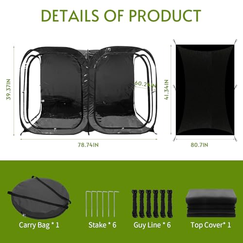 Fly2Top Large Weather Proof Pods 2 Person - Sports Tent For Cold Rain Weatherproof Outdoor thumb #2